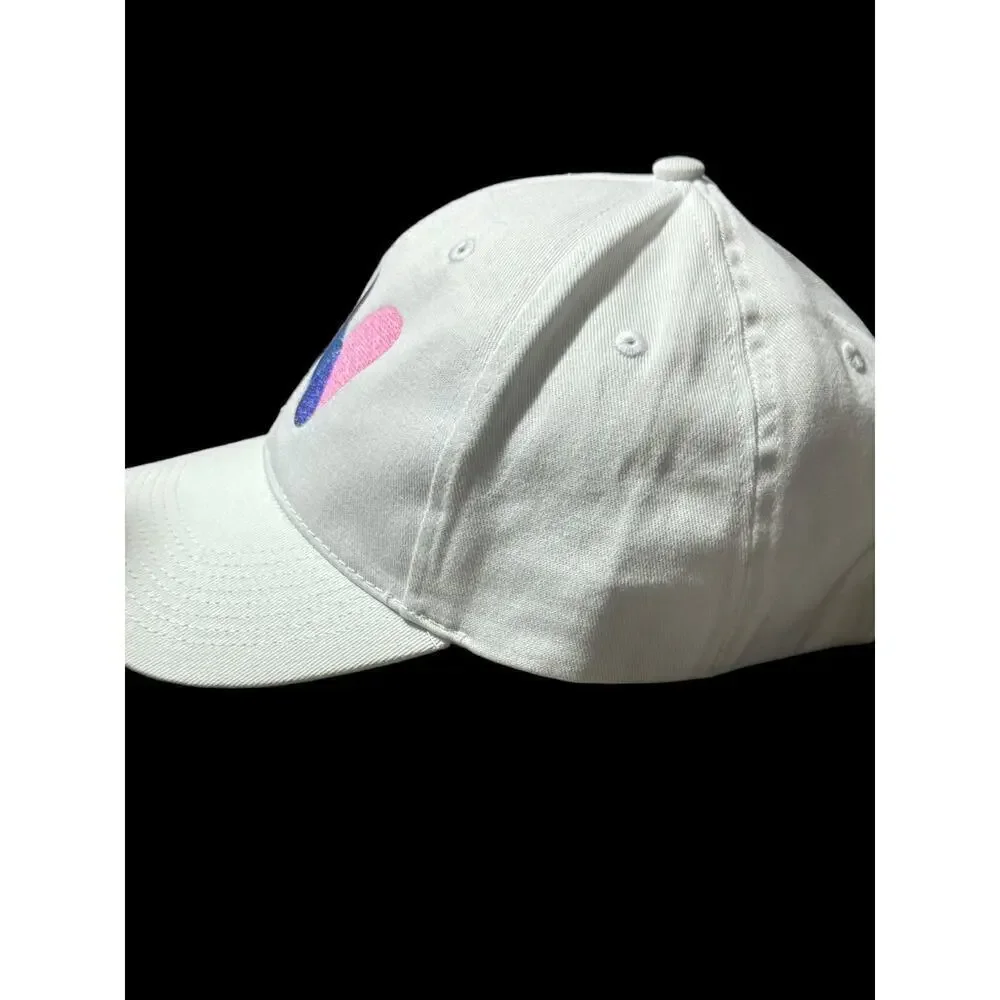 Baseball Hat Logo Letter W Off White Adjustable Pink Blue Purple Golf Sun